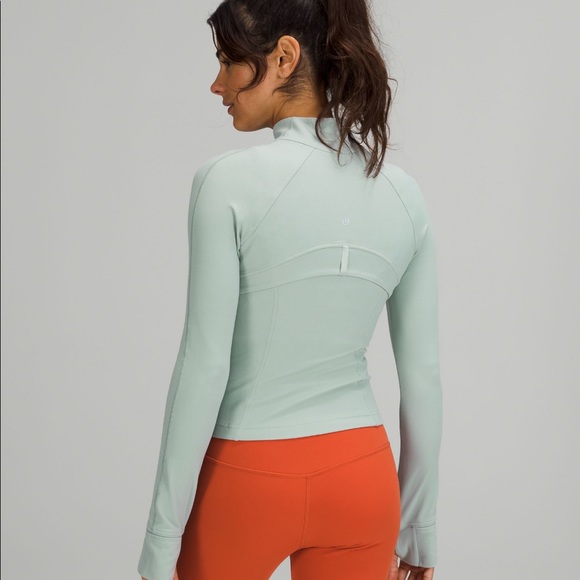 Lululemon CROPPED Define Jacket Nulu Silver Blue - Picture 2 of 4